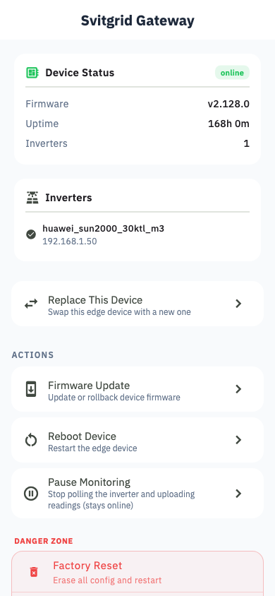 Svitgrid Gateway