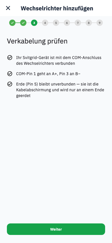 Checkliste zur Verkabelung