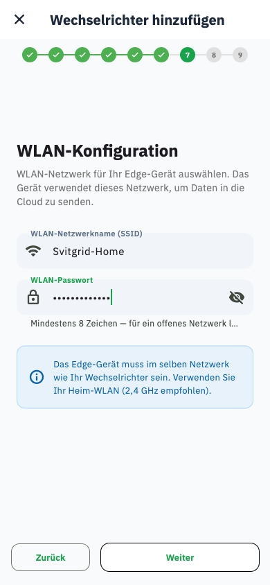 WLAN-Konfiguration