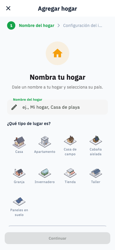 Nombra tu hogar