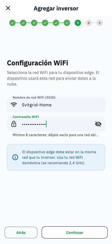 Configuración de WiFi