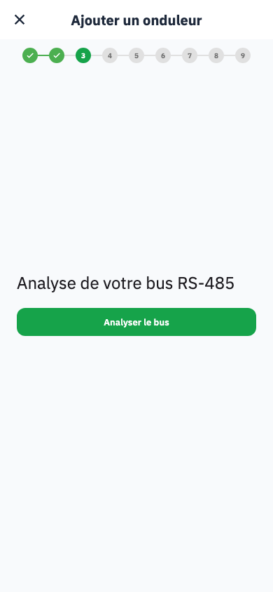 Balayage du bus