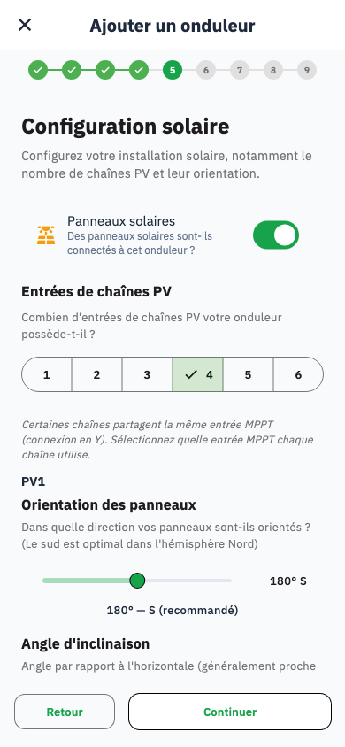 Configuration solaire
