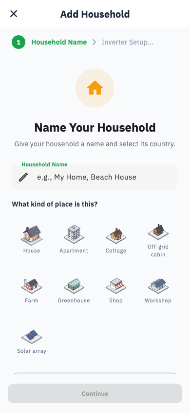 Naming your household
