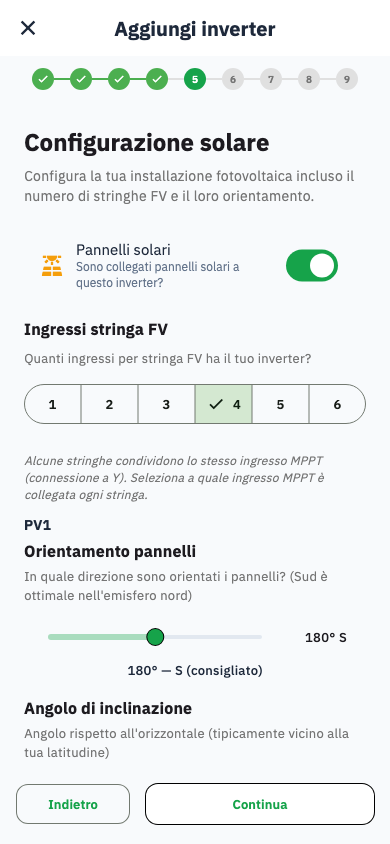 Configurazione solare