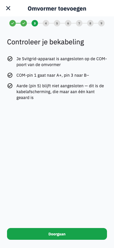 Controlelijst bekabeling