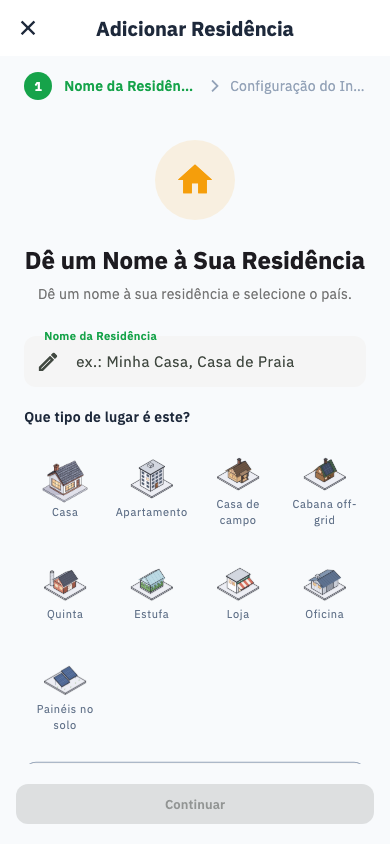 Dê um nome à sua casa