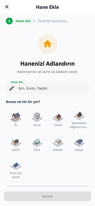 Evinizi adlandırın