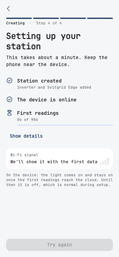 Setting up your station