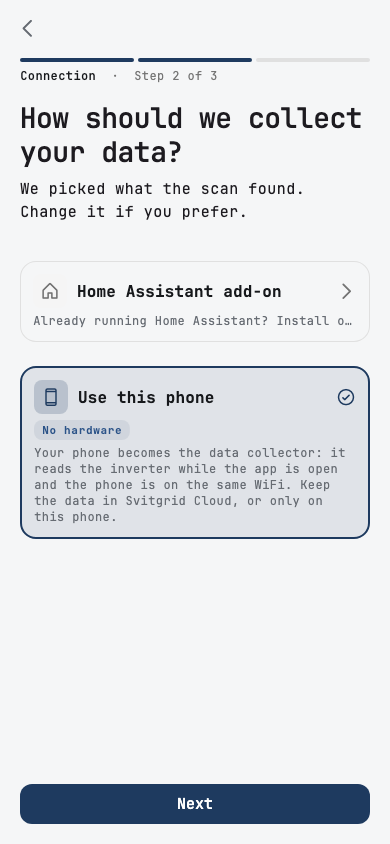 How should we collect your data?