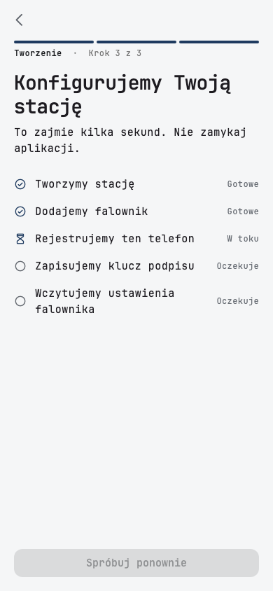 Konfigurujemy Twoją stację