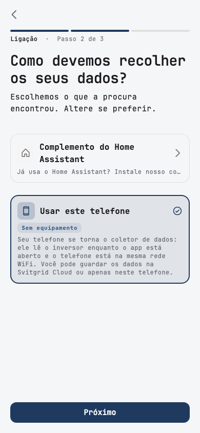Como devemos recolher os seus dados?